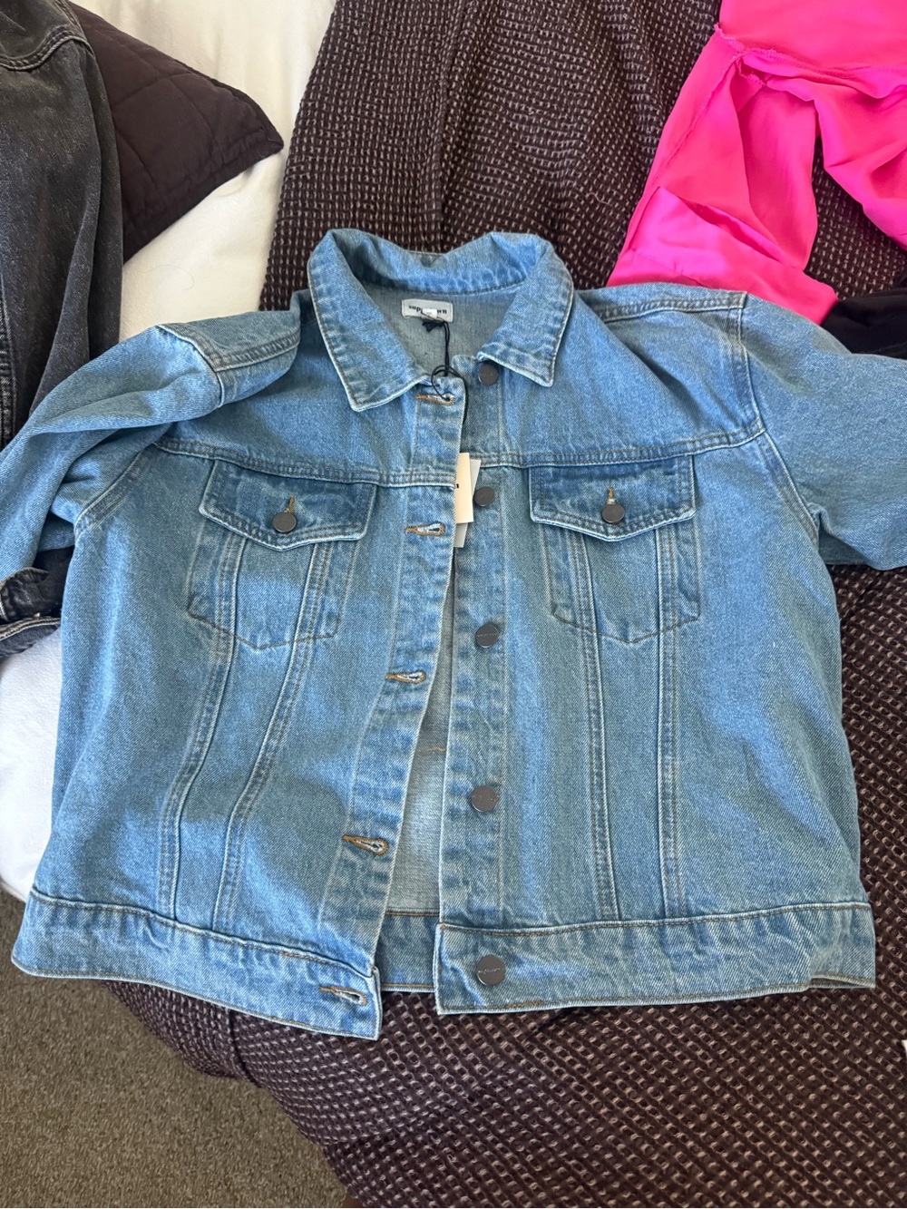 superdown Light Wash Denim Jacket